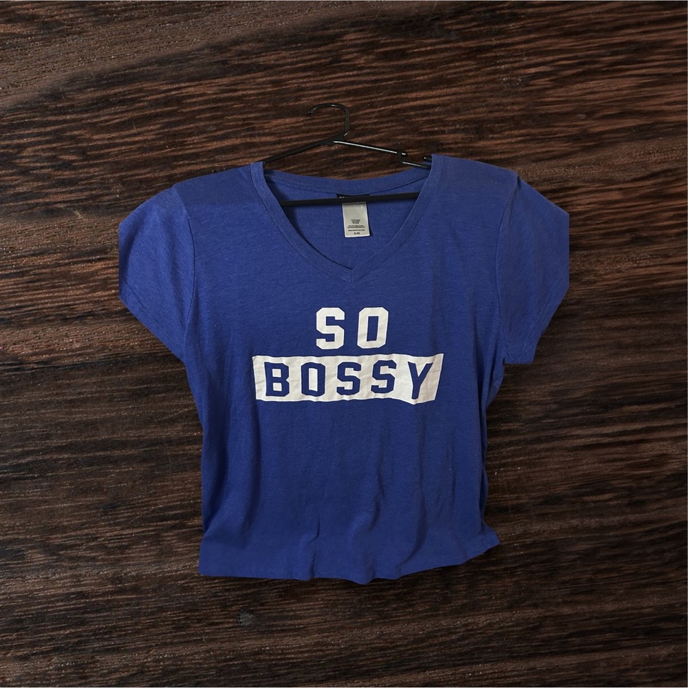 Joe Boxer Royal Blue 'So Bossy' Tee